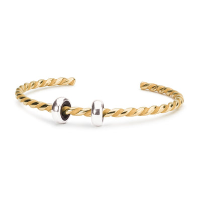 Twisted Gold Plated Bangle