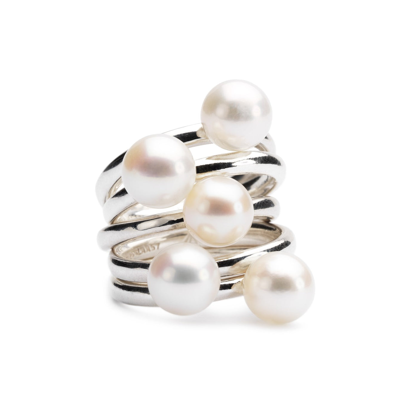 Grey Pearl Ring