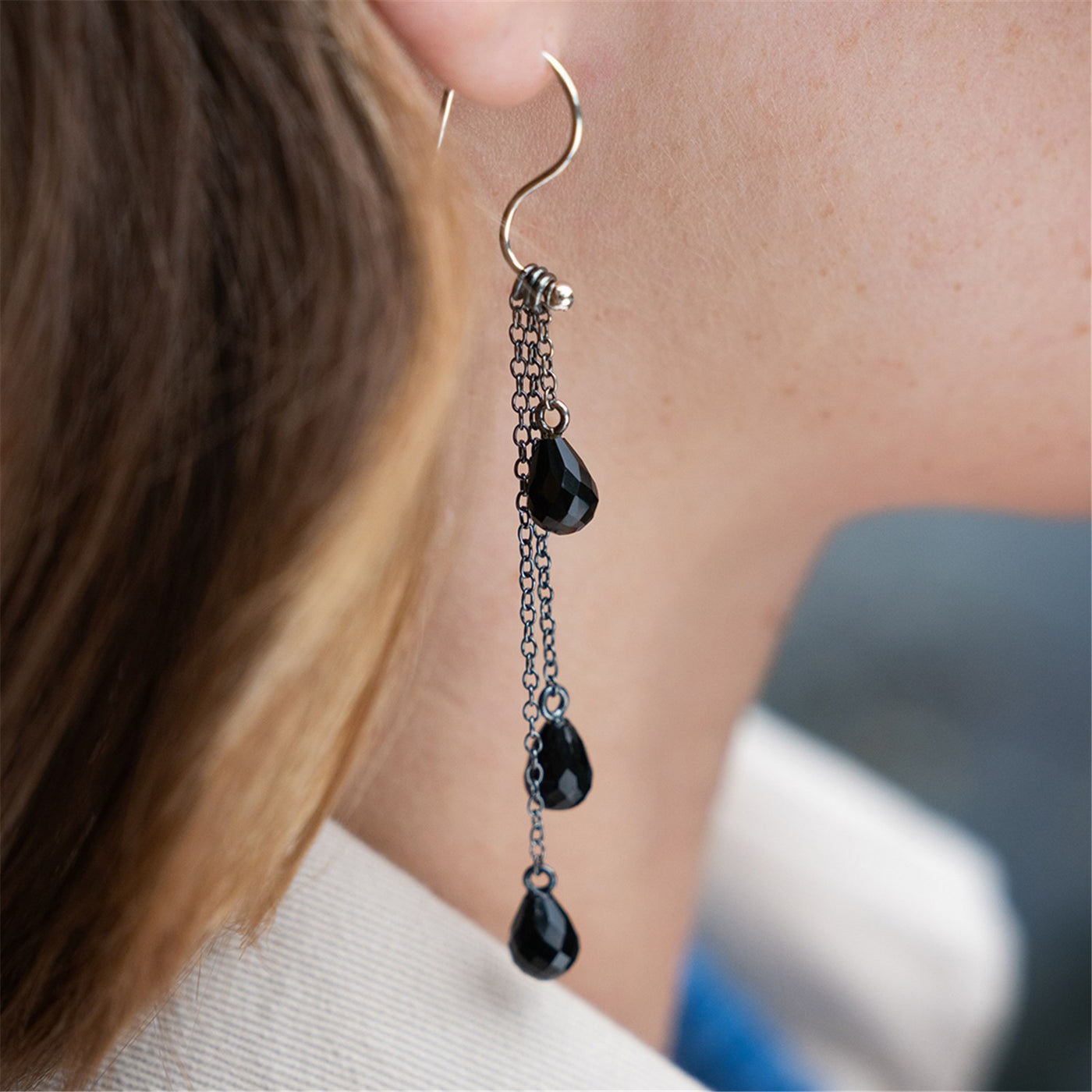 Fancy Facet Earring Drops