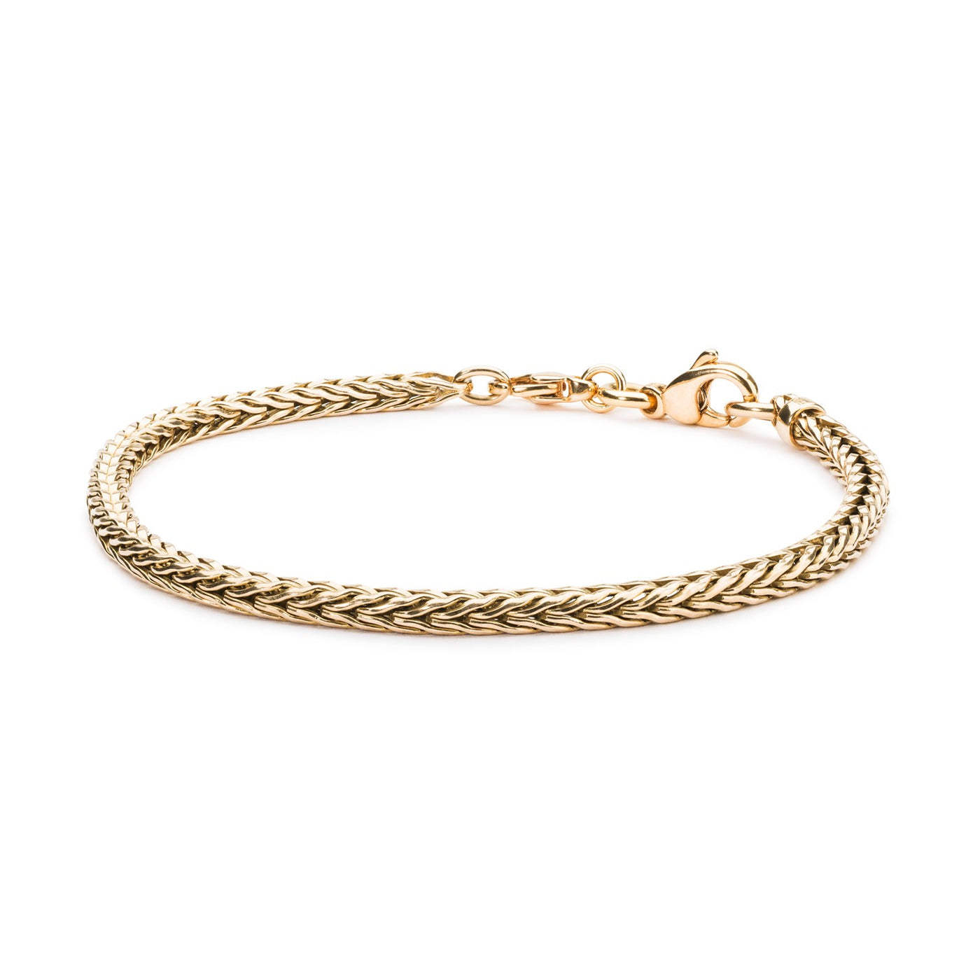 Gold 14 k Bracelet with Basic Lock 